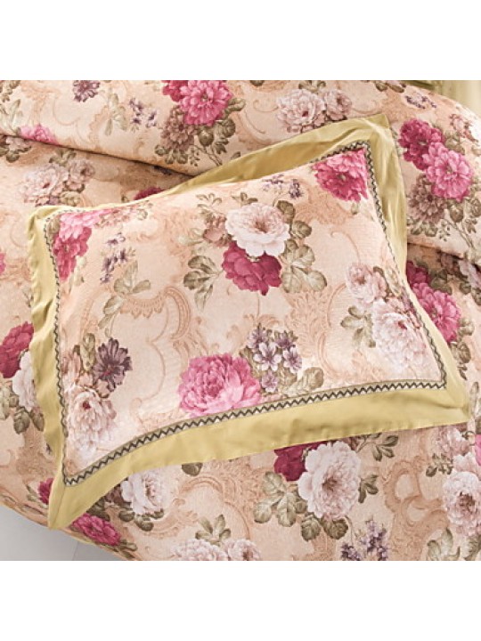 Floral Cotton 4 Piece Duvet Cover Sets