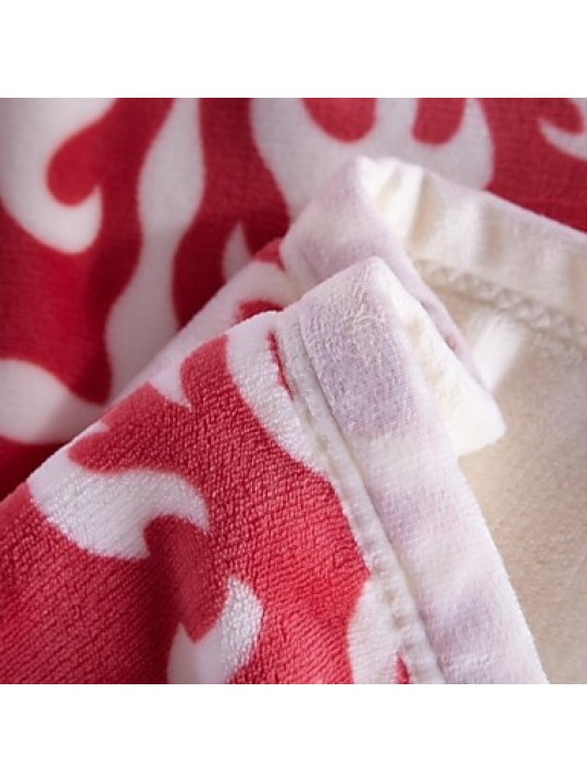 Super Soft Soild Flannel Multi-sized Plush Blanket