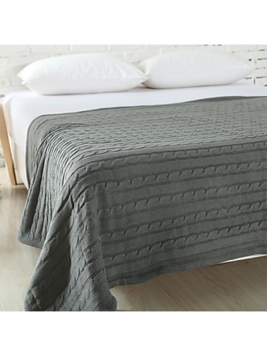 Think Knitted Blanket Full Cotton 47"*71"