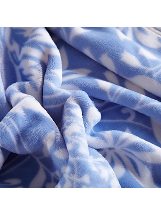 Super Soft Soild Flannel Multi-sized Plush Blanket