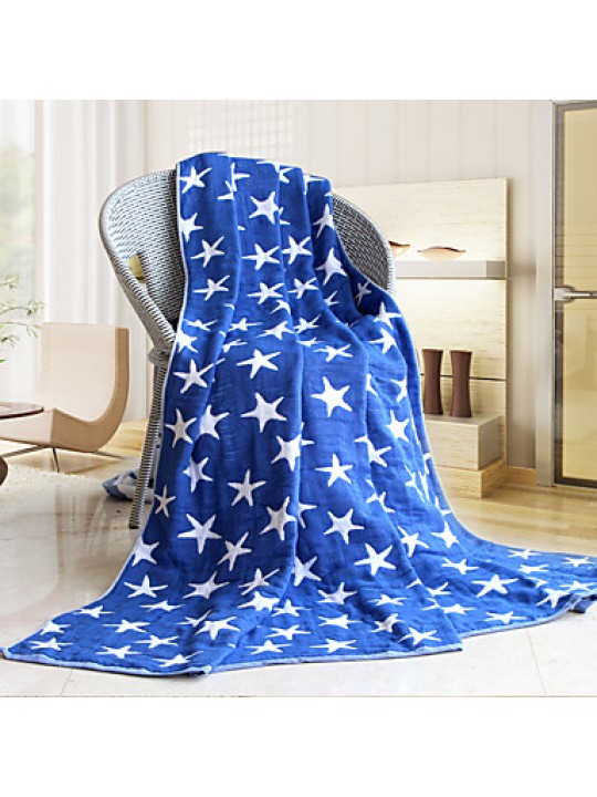 1 PC Full Cotton Blanket 86" by 70" Cartoon Pattern