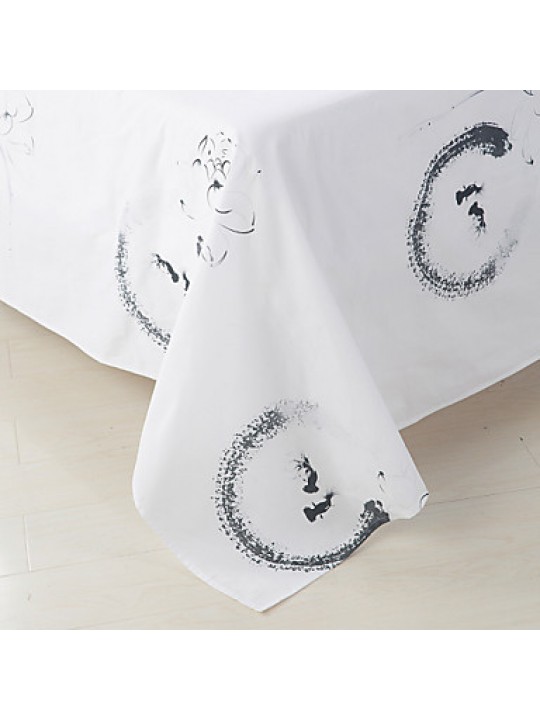 Leaf Cotton 4 Piece Duvet Cover Sets