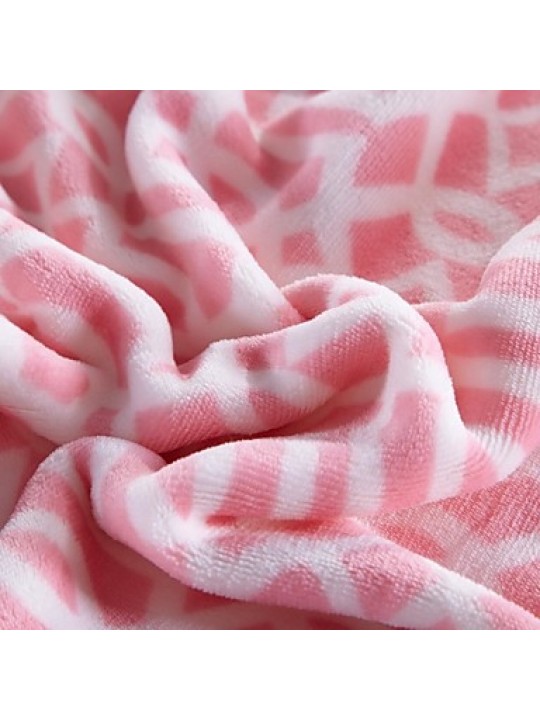 Super Soft Soild Flannel Multi-sized Plush Blanket