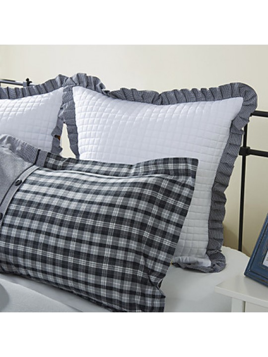 Plaid Cotton Duvet Cover Sets