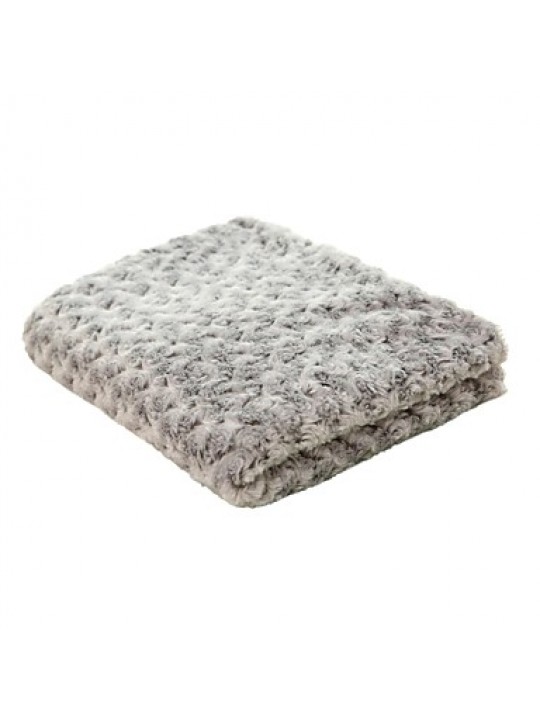 Super Soft Grey,Solid Floral / Botanical Polyester/Polyamide Blankets W130×150cm(W50×60in)