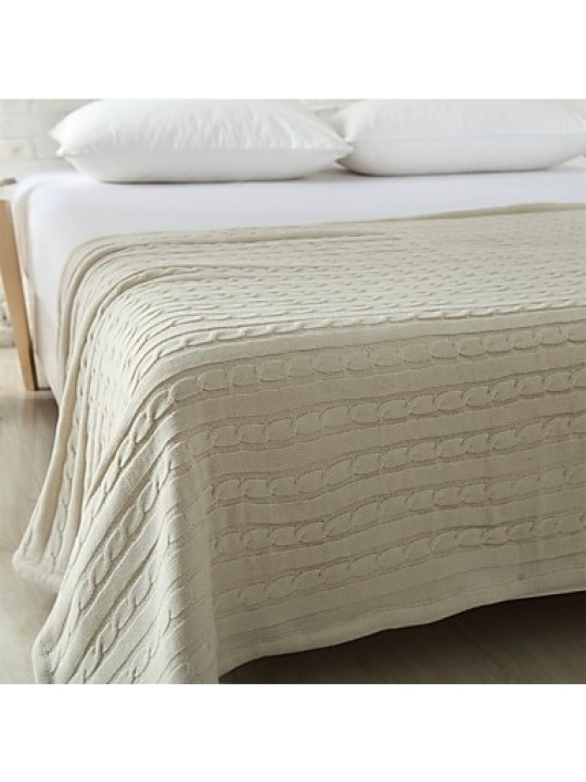 Think Knitted Blanket Full Cotton 47"*71"