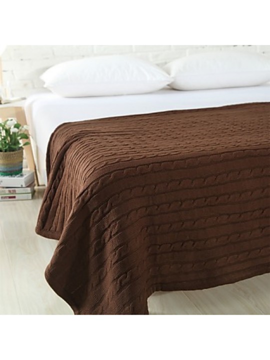 Think Knitted Blanket Full Cotton 47"*71"