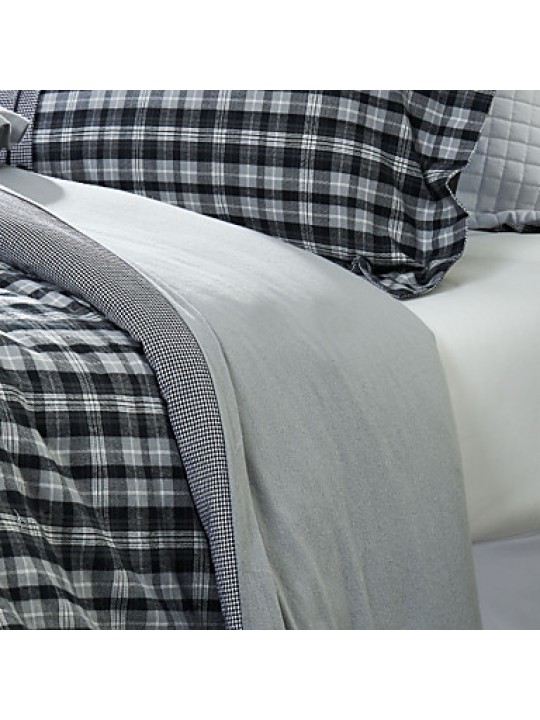 Plaid Cotton Duvet Cover Sets