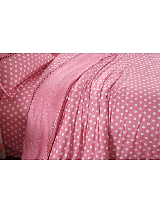  Aloe Brushed Cotton Bedding a Family of Four Active Printing Single or Double QuiltBedding Set