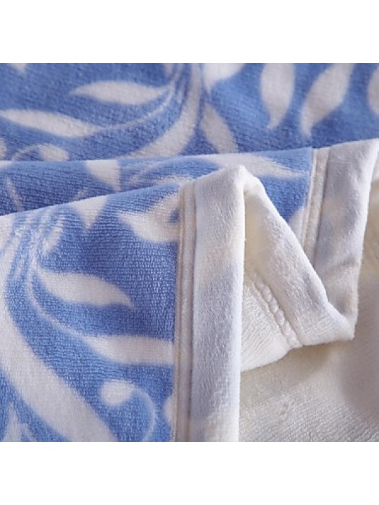 Super Soft Soild Flannel Multi-sized Plush Blanket