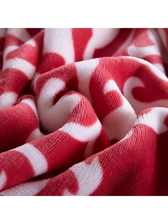 Super Soft Soild Flannel Multi-sized Plush Blanket